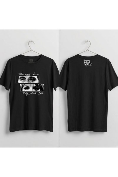 playwear Μπλουζάκι The Eyes Chica με στάμπα, 100% βαμβακερό, με λαιμόκοψη ποδ...