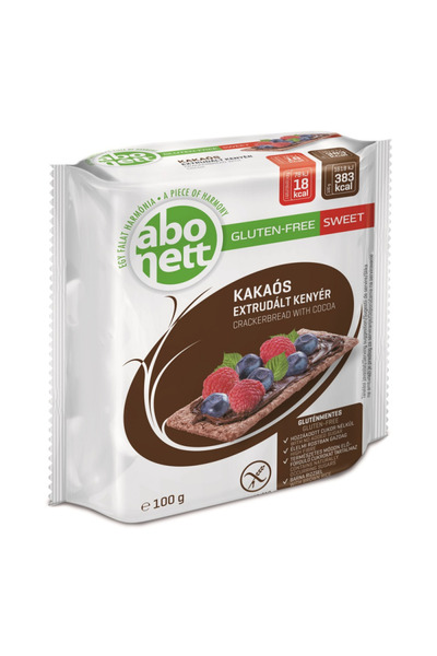 Abonett Toast crocant, Cacao, Fără gluten, 100g