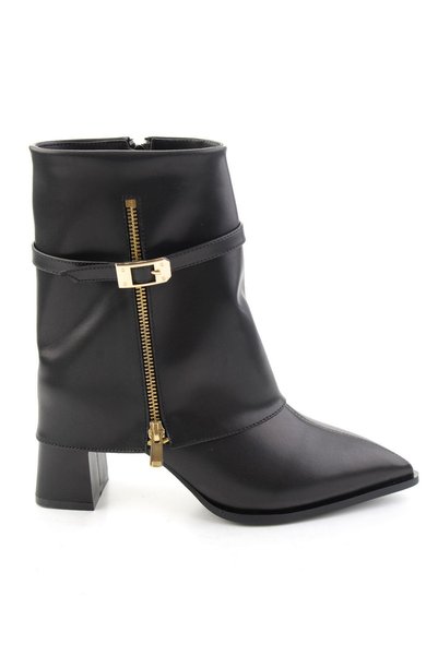 Bambi Siyah Kadın Bot & Bootie K02843010309