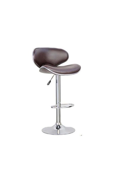 Danube Home Mira Bar Stool Brown/Silver