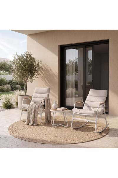 Danube Home Ethen Balcony Set 1+2 | 2-Seater Set With Table | All Weat