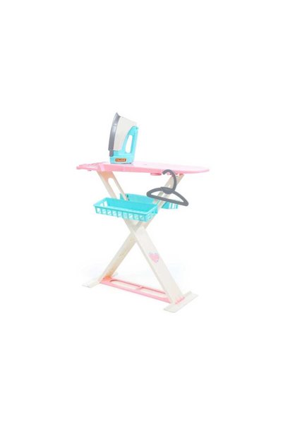 Polesie Masă de călcat + fier de călcat + accesorii, 62x25x49 cm