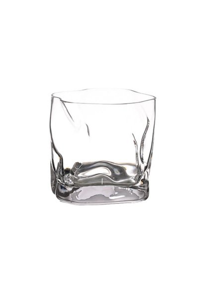 LUXXO Set of 6 glass glasses, transparent, Shape, 280ml
