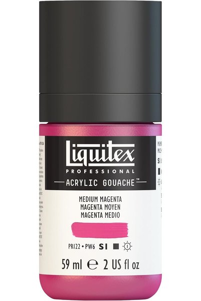 Generic Professional Acrylic Gouache, 2-oz (59ml) Bottle, Medium MLiquitex Pr...