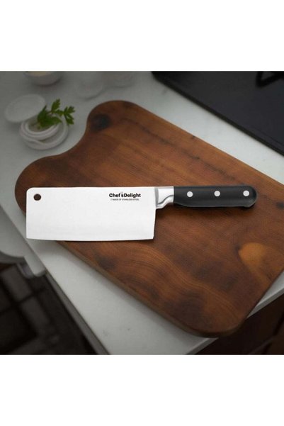 Danube Home Chef’s Delight Chopper Knife – Heavy-Duty Stainless Steel