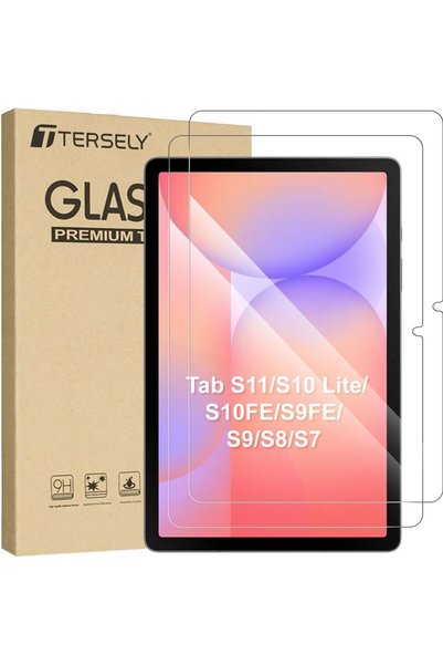 Generic حزمة من قطعتين من واقي الشاشة الزجاجي المقوى لأجهزة تاب S9/S8/S7 مقاس...