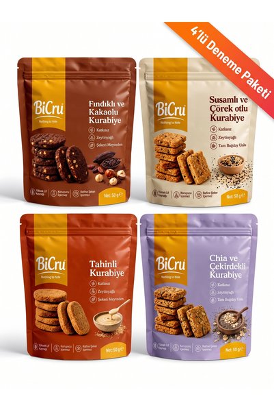 Karışık Deneme Paketi (50g x 4 paket)