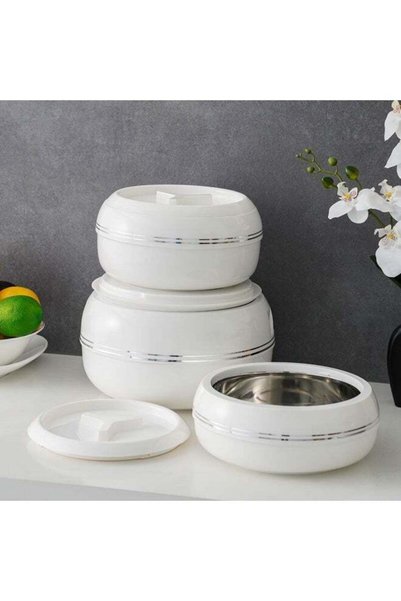Danube Home Palazio 3-Pc Casserole Set - 2500, 3200, 5500 ml