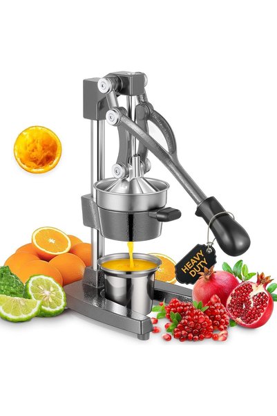 Generic Cast Iron Orange Juicer Squeezer, Commercial Citrus Juicer Hand Press...