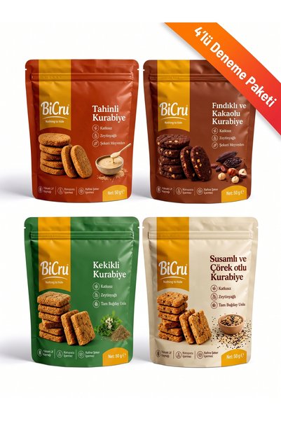 Karışık Deneme Paketi (50g x 4 paket)