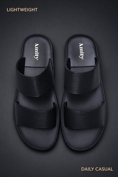 AllMart Arabia Men Comfort Slide Sandals Shock Absorbing Platform Non Slip Gr...