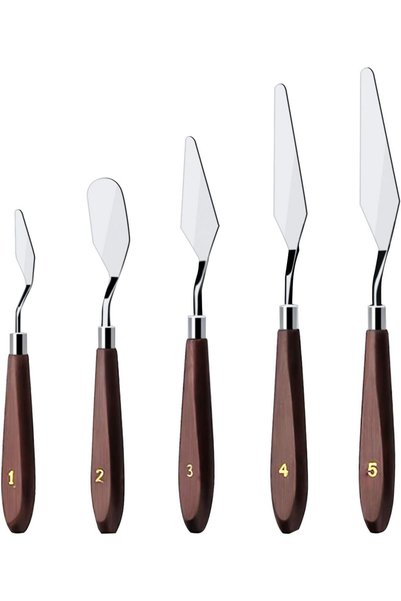 Generic AICHEF Cake Cream Spatula 5 Pieces/Set Stainless Steel Frosting Spatu...