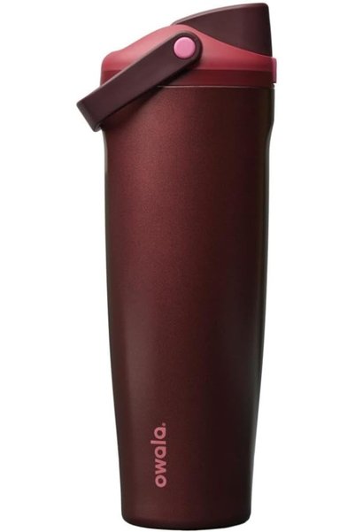 Generic FreeSip Sway - Stainless Steel - 40-oz. - Red (Black Cherry) () (A7)