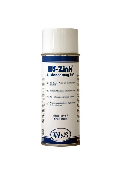 WS Zink 108 Galvaniz Tamir Spreyi 400 ml - Sıcak Daldırma Görünüm, Çinko Tozl...