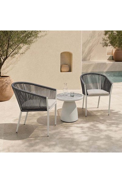 Danube Home Luca Balcony Set 1+2 | 2-Seater Set With Table | All Weath