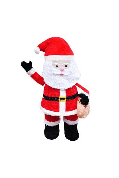 BEST PARTİ 120 cm Illuminated Santa Claus Decoration