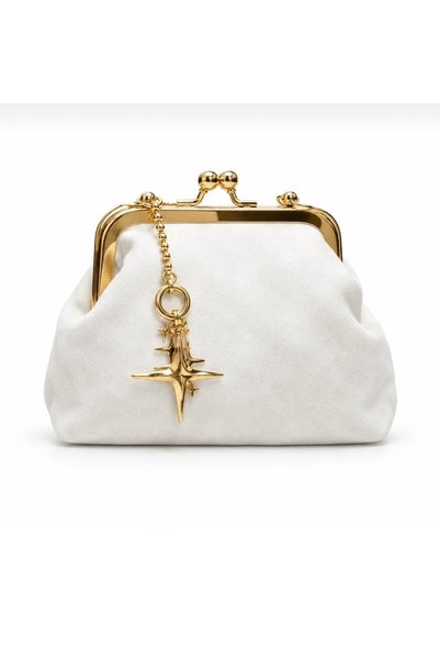 KOÇAK ÇANTA Women's Suede Gold Detailed Chain Strap Scholarship Medium Size E...