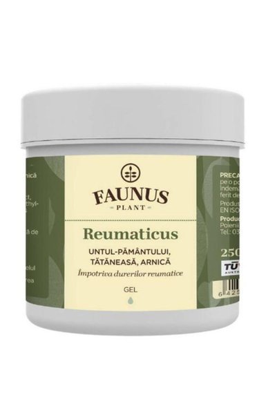 Faunus Plant Gel Impotriva Durerilor Reumatice cu Untul - Pamantului, Tatanea...