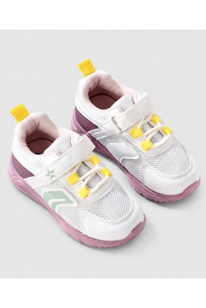 Cute Walk by Babyhug أحذية رياضية بإغلاق فيلكرو - بيضاء متوفرة عبر الإنترنت ف...
