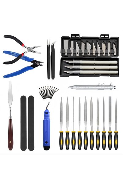 Generic 42 Piece Precision 3D Printer Tool Kit, Complete 3D Printing Accessor...