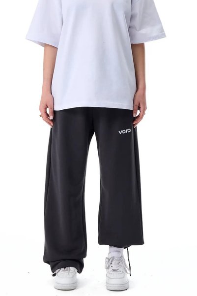 FEVİLLE antrasit Ayarlanabilir Paça BAGGY Unisex Eşofman Altı