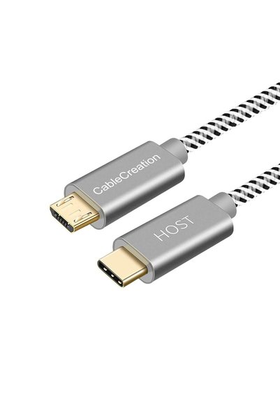 Generic كابل USB-C إلى Micro USB بطول 3.3 قدم، Type-C إلى Micro USB بسرعة 480...