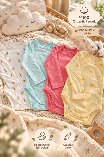 Bulut Anne ve Çocuk Mini Cayzen 100% Cotton Eac Certified First Quality Fabri...