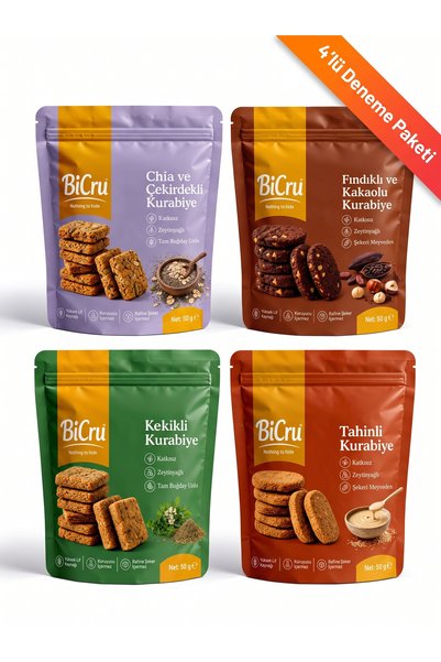 Karışık Deneme Paketi (50g x 4 paket)
