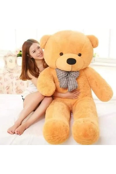 OEM Urs Gigant Bej XXL de 300cm din pluș cu fundă - CaraToys – Magia copilări...