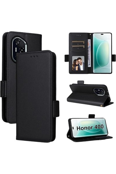 Generic for Honor 400 Wallet Case: Magnetic Flip Cover for Business Travelers...