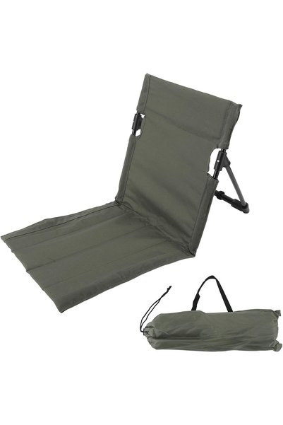 Generic Folding Chaise Lounge Chair, Outdoors Beach Lounger with Adjustable B...