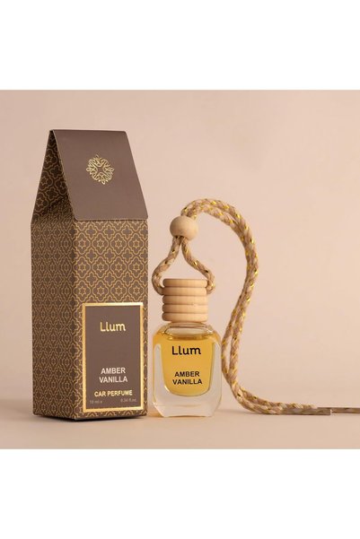 ALLUMINIO معطر هواء معلق للسيارة من لوم أمبر فانيليا - عطر فاخر للسيارات سعة ...
