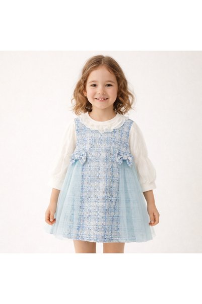 nannie Rochie albastră pentru fete Andreea - 2-3 ani