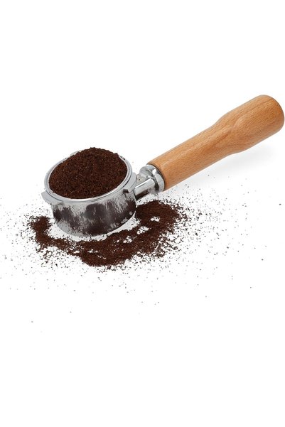 Generic حامل فلتر باريستا جيني 51 مم من HOMIX مع مقبض من خشب الزان وسلة فلتر ...
