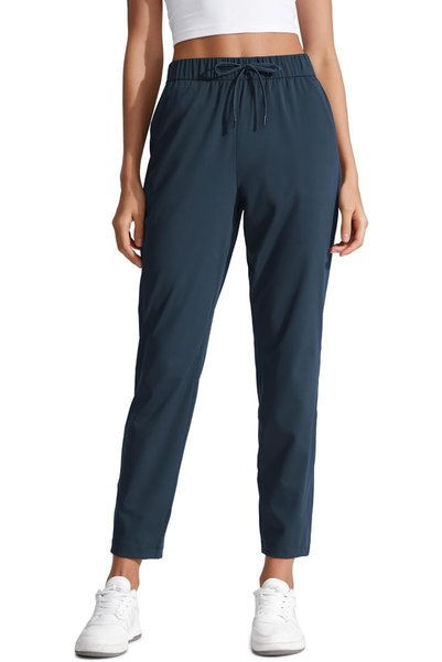 Generic Womens 4-Way Stretch Ankle Golf Pants 7/8 Casual Dress Work Athletic ...