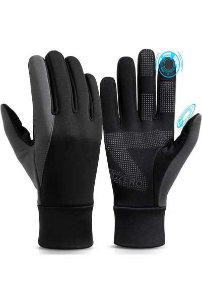 Generic Winter Cycling Gloves for Men Women: Waterproof Windproof Anti-Slip T...