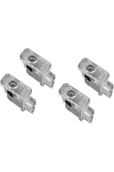 Generic 4 قطع من أضواء الترحيب LED لسيارات أودي متوافقة مع سلسلة A1/A3/A4/A5/...