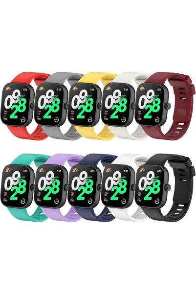 Generic 10 أحزمة متوافقة مع ساعة Redmi Watch 4 الذكية، أحزمة ساعة Xiaomi Band...