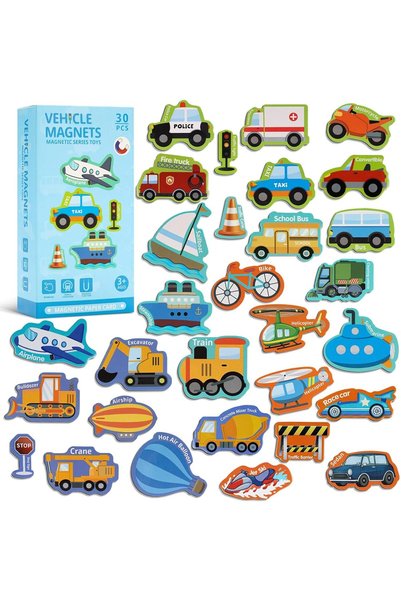 Generic 30 قطعة من ألعاب الديناصورات المغناطيسية للأطفال فوق 3 سنوات، مجموعة ...