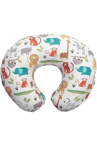 Generic Nursing Pillow, Adorable Safari Animal Design for Tummy Time & Sittin...