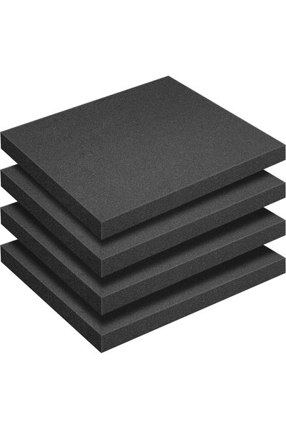 DECOHS 4 قطع من ألواح الفوم المصنوعة من البولي يوريثان - مقاس 16 × 12 × 1.5 ب...