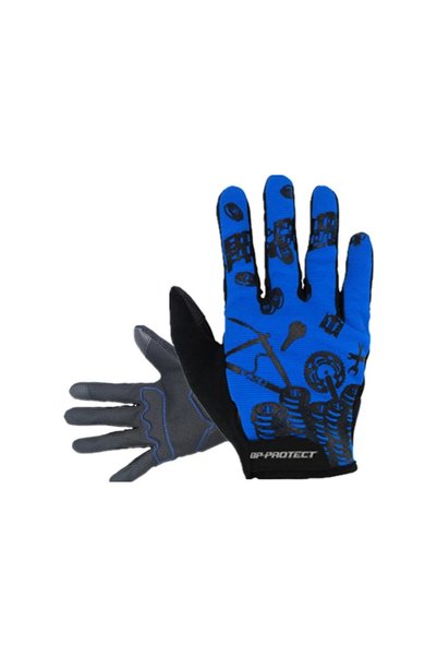 Forte GT Xbyc Hj 0273 Cros Long Finger Gloves L Blue Black