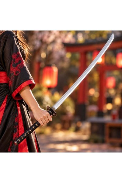 ANTBRO Sabie Katana de Jucărie Realistă cu Teacă 103cm, din Plastic, ANTBRO®