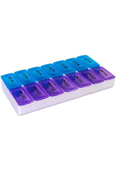 ANTBRO Cutie Organizare Pastile pentru 7 Zile din Plastic 20x11cm, ANTBRO®