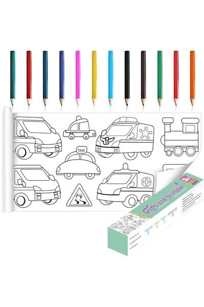GENERAL One Nine Children's Drawing Paper Roll 30Cmx3M Coloring Paper Roll fo...