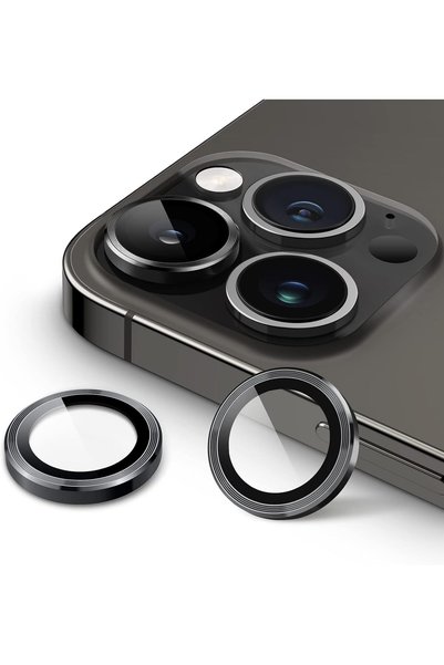 Generic Camera Lens Protector for iPhone 14 Pro/14 Pro Max, Space Black