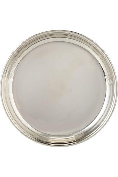 Generic STAINLESS STEEL SIDE PLATE, 25 CM, RP0012, Rice Plate, Dessert Plate,...