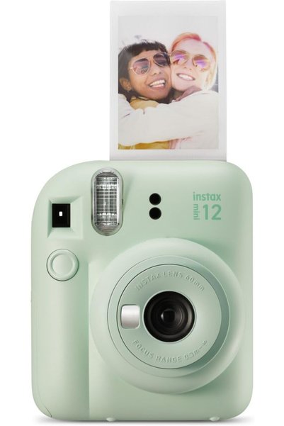 Generic instax Mini 12 Instant Camera – Mint Green (KSA Version, 2-Year ) – C...