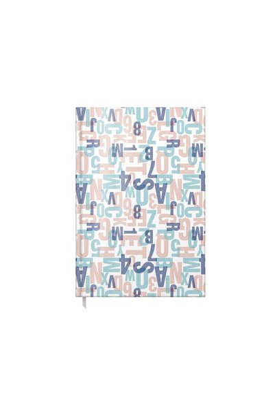 Libra Agendă Nedatată A5 208 Pagini Letters Puzzle
