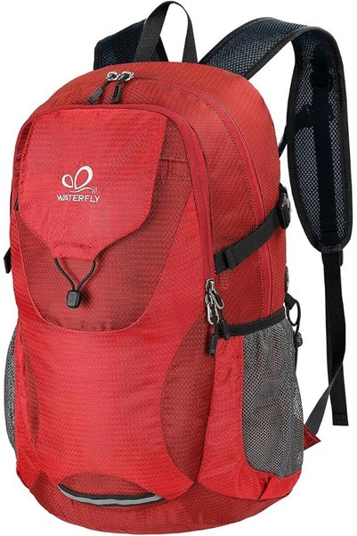 WATERFLY Lightweight Packable Hiking Backpack: 30L Foldable Travel Daypack Ul...